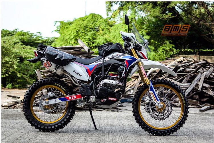 Modifikasi Honda CRF150L Bergaya Adventure