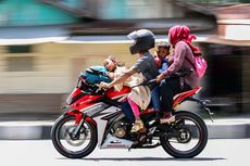 Tips Aman Bonceng Anak Pakai Sepeda Motor