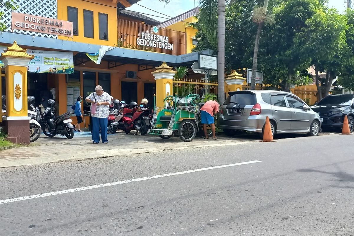 Suasana Puskesmas Gedong Tengen Kota Yogyakarta, sebelum menjalankan PKG, Senin (3/2/2025)