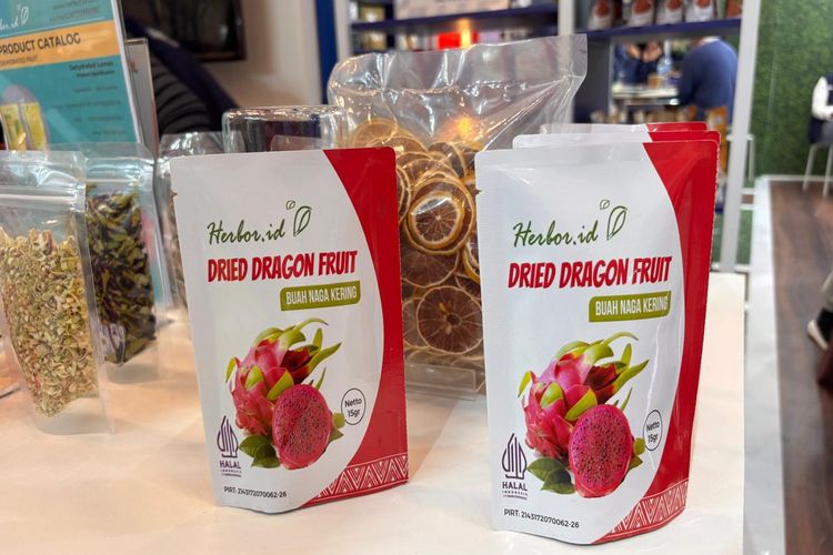 Produk buah naga kering Herbor.id