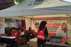 Pantura Panas, Para Pemudik Mampir di Posko PMI Cirebon