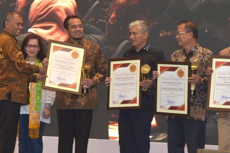 PGN mendapatkan penghargaan di kategori Instansi dengan Penerapan LHKPN Terbaik Tahun 2018 dari KPK di Hotel Bidakara, Jakarta, Rabu (5/12/2018).