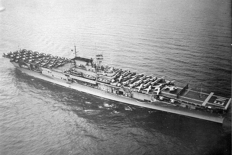 Kapal induk USS Enterprise milik Angkatan Laut AS pada 1939.