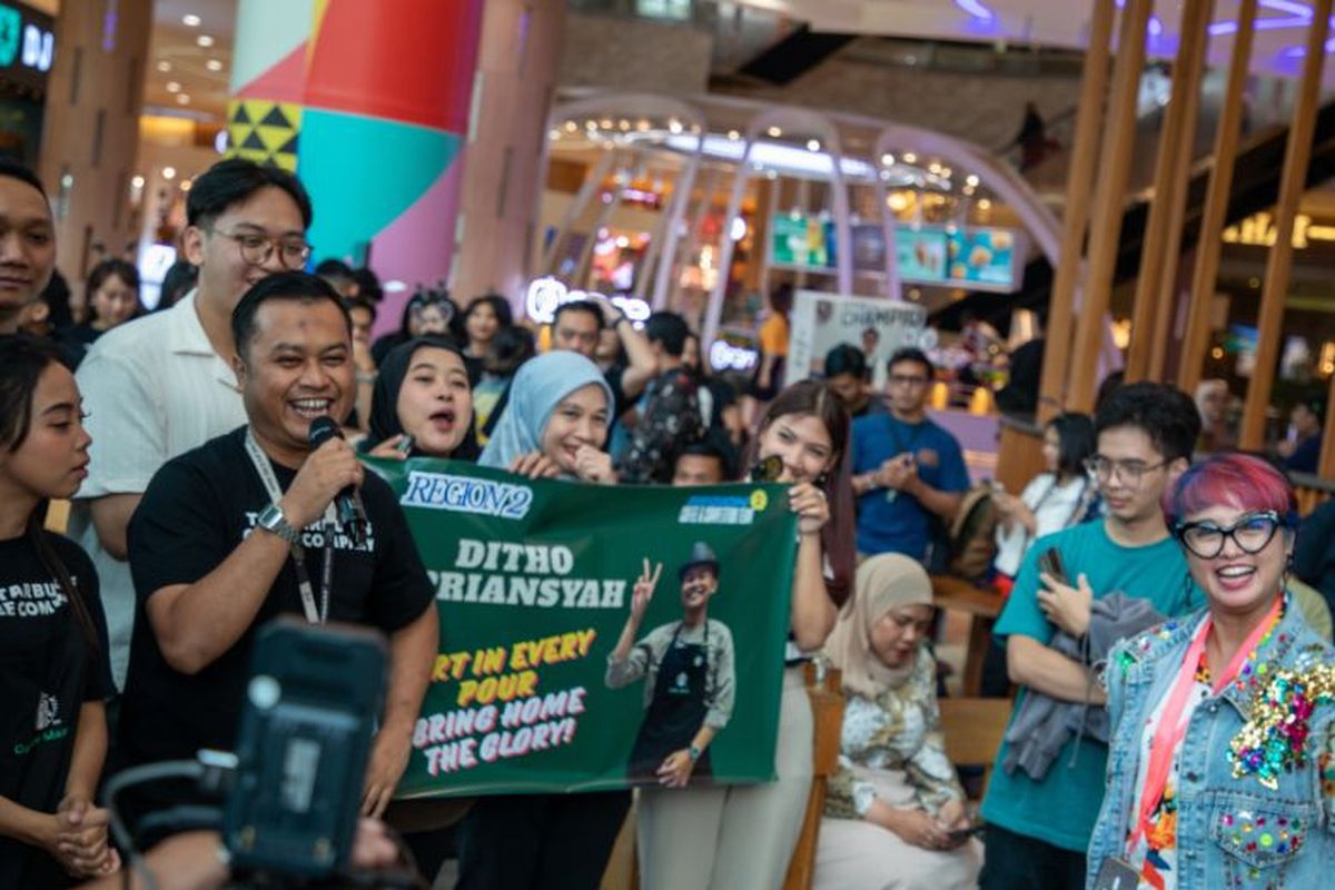 Keseruan SLAC 2025 di Starbucks Kuningan City, Jakarta, Kamis (16/10/2025).