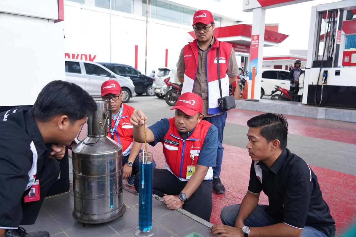 Pertamina Patra Niaga lakukan inspeksi SPBU 