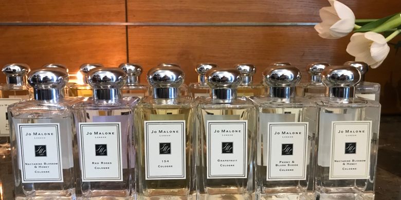 Deretan koleksi Jo Malone Cologne.