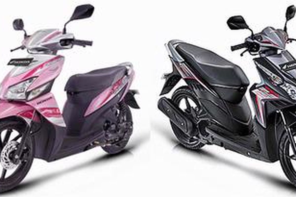 Honda Vario CW (kiri) dan Techno CBS Orion Black