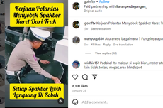 Alasan Polisi Kerap Sobek Sepatbor Karet Truk