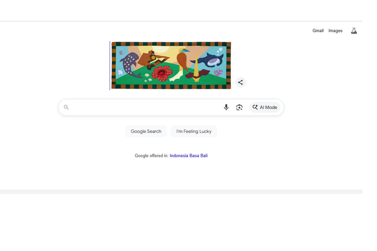 Google Doodle Rayakan Hari Cinta Puspa dan Satwa Nasional 5 November