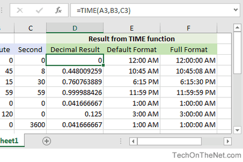 Cara Mengatur Format Jam di Microsoft Excel
