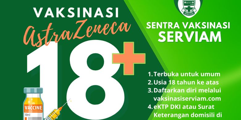 Syarat Vaksinasi Covid-19 Masyarakat Usia 18 ke Atas di Jakarta Halaman all  - Kompas.com