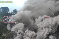 2 Jembatan Rusak akibat Erupsi Gunung Semeru, Akses Jalan dari Lumajang ke Malang Terputus