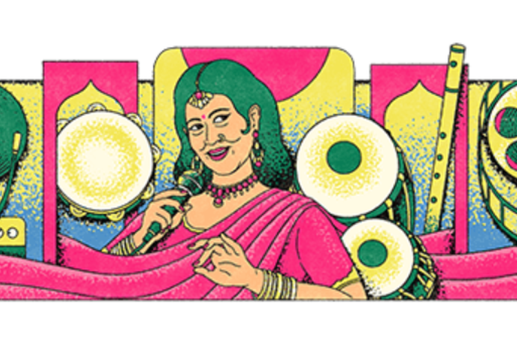 Google Doodle peringati 93 tahun Ellya Khadam.