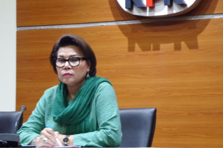 Wakil Ketua KPK Basaria Pandjaitan di Gedung KPK, Jakarta, Rabu (29/11/2017).