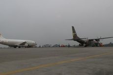 Pesawat Pengangkut Jenazah Hercules Tiba di Lanud Halim Perdanakusuma