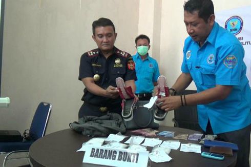 Tergiur Upah Rp 10 Juta, Suami Istri Nekat Bawa Sabu Dalam Sepatu