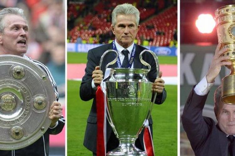 Pelatih Jupp Heynckes sukses memberikan tiga gelar bagi Bayern Muenchen yakni Bundesliga 1, Liga Champions, dan DFB Pokal. 