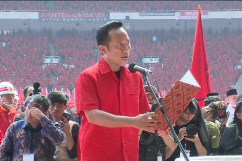 Denny Cagur Bacakan Naskah Pancasila di Puncak Bulan Bung Karno