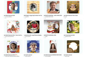 50 Link Twibbon Hari Batik Nasional 2026 dan Cara Memasangnya di HP