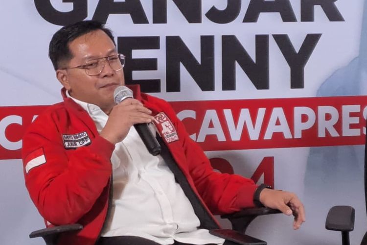 Juru Bicara PSI Ariyo Bimmo saat ditemui di Kantor DPP PSI, Jakarta Pusat, Kamis (5/1/2023). 