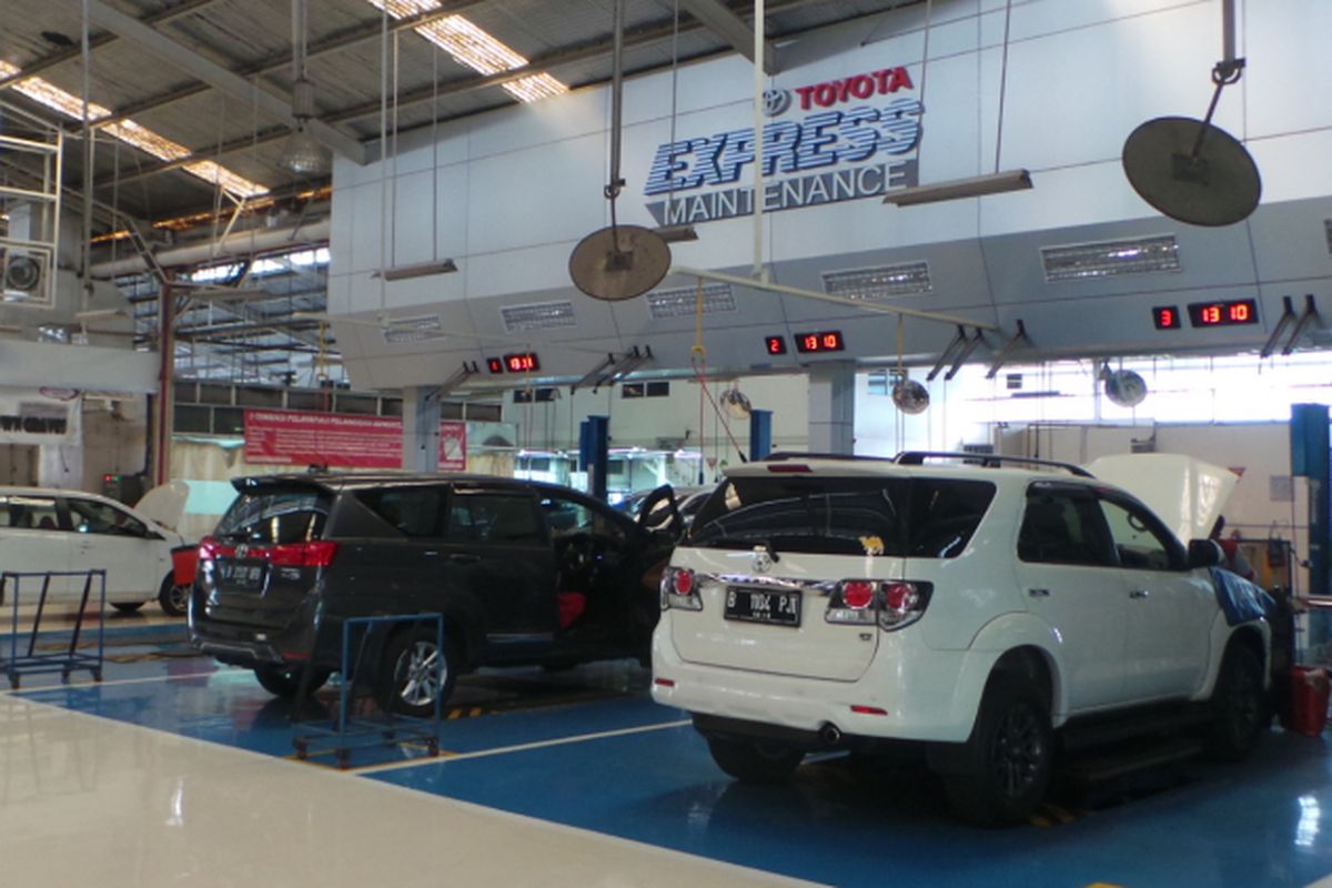 Toyota Astra Motor Workshop Sunter, Jakarta Utara.