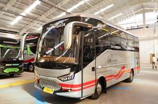 PO White Horse Luncurkan Medium Bus Baru Pakai Mitsubishi Colt Diesel