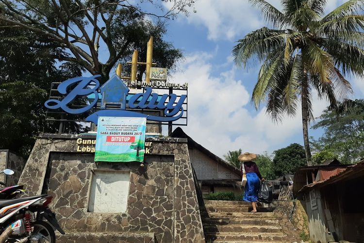 Kawasan Desa Adat Baduy masih ditutup dari kunjungan wisatawan Selasa (7/7/2020).