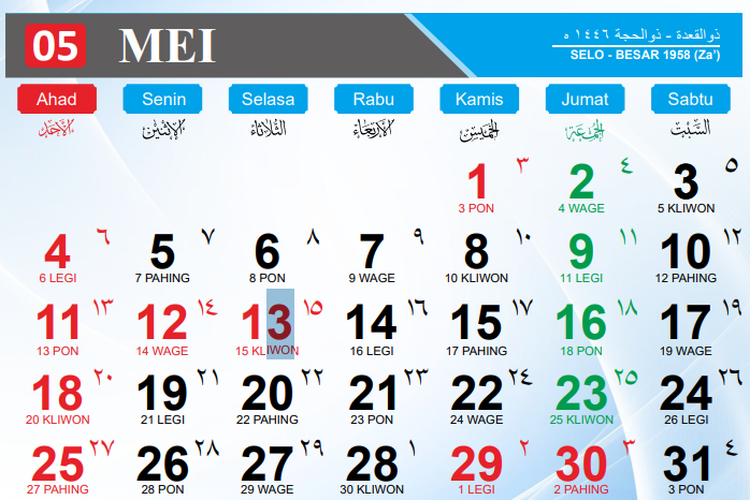 29 Mei Hari Libur Apa? Ada Long Weekend di Tanggal Merah Akhir Bulan Ini