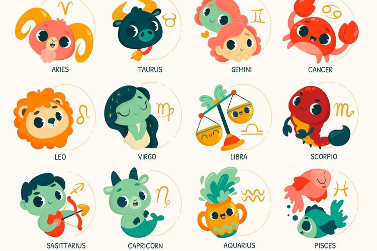 ilustrasi zodiak