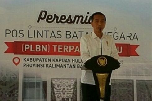 Jokowi Resmikan Beranda Negara Nanga Badau