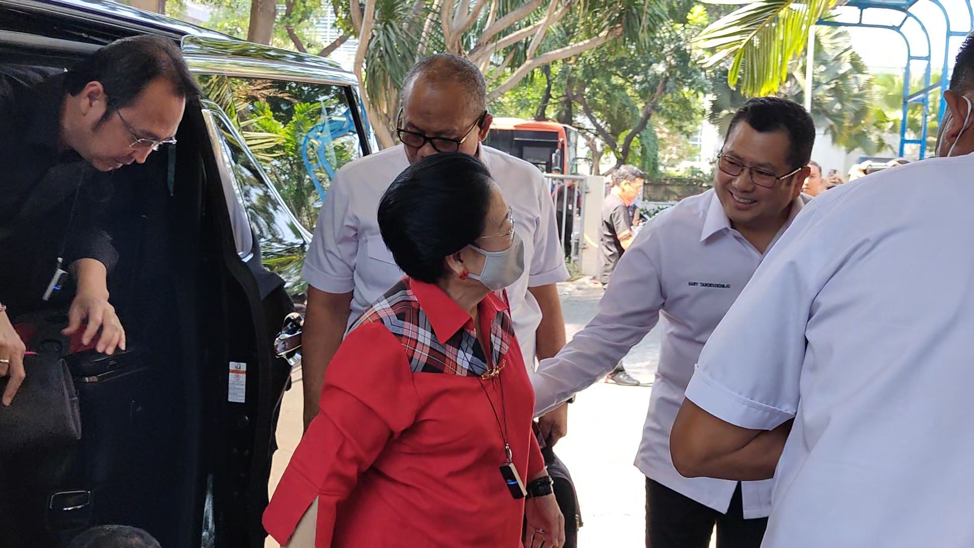 Disambut Hary Tanoe, Megawati Hadiri Rapat Ketum Parpol Pengusung Ganjar