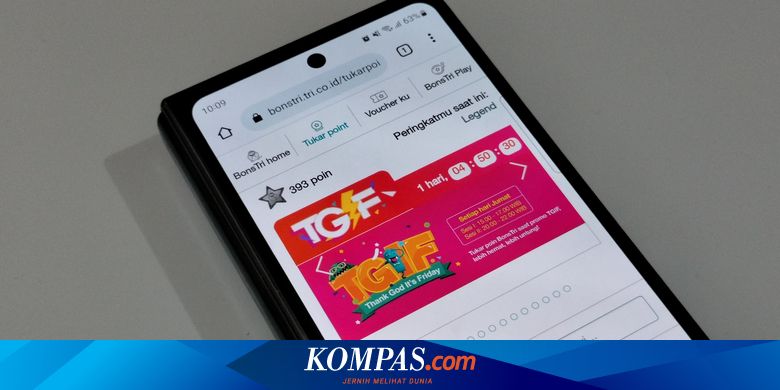 Cara Tukar Poin Bonstri di Bonstri tri co id dan Bima Plus untuk Kuota