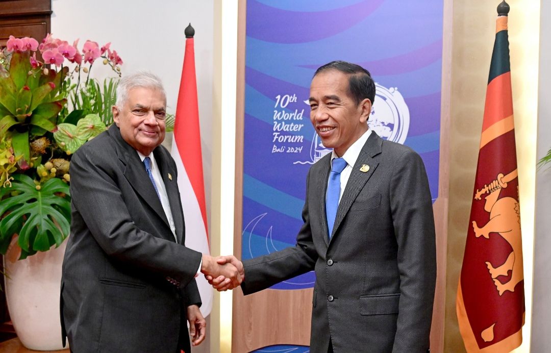 Jokowi Gelar Pertemuan Bilateral dengan Presiden Sri Lanka di Bali