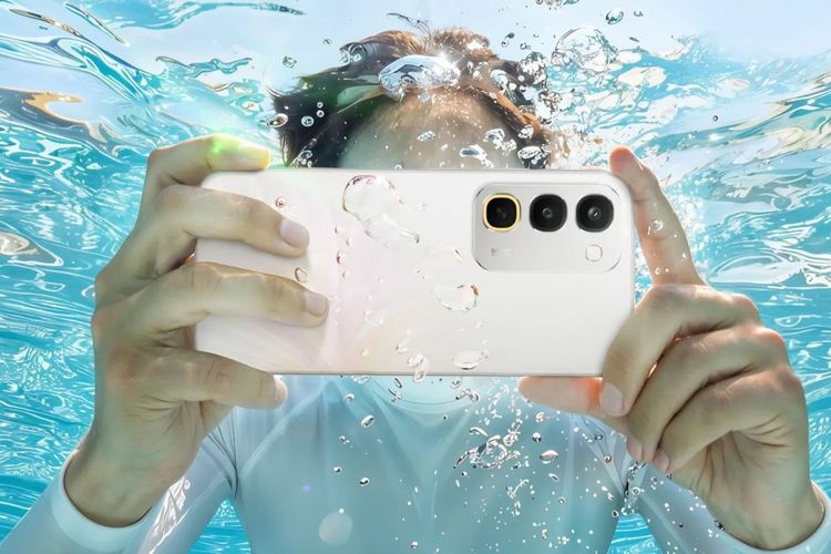 Ilustrasi Realme C100 5G yang sudah mengantongi sertifikat tahan air