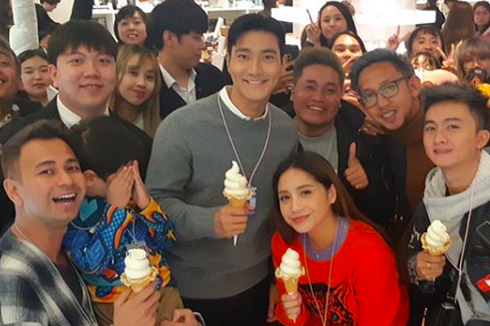 Setelah Nagita Slavina, Giliran Siwon Super Junior Pamer Foto Bareng