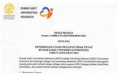 Lowongan Kerja RSUI untuk 6 Posisi bagi Lulusan D3 dan S1, Berikut Info Lengkapnya