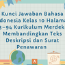 Kunci Jawaban Bahasa Indonesia Kelas 10 Halaman 93–94 Kurikulum Merdeka, Membandingkan Teks Deskripsi dan Surat Penawaran&nbsp;