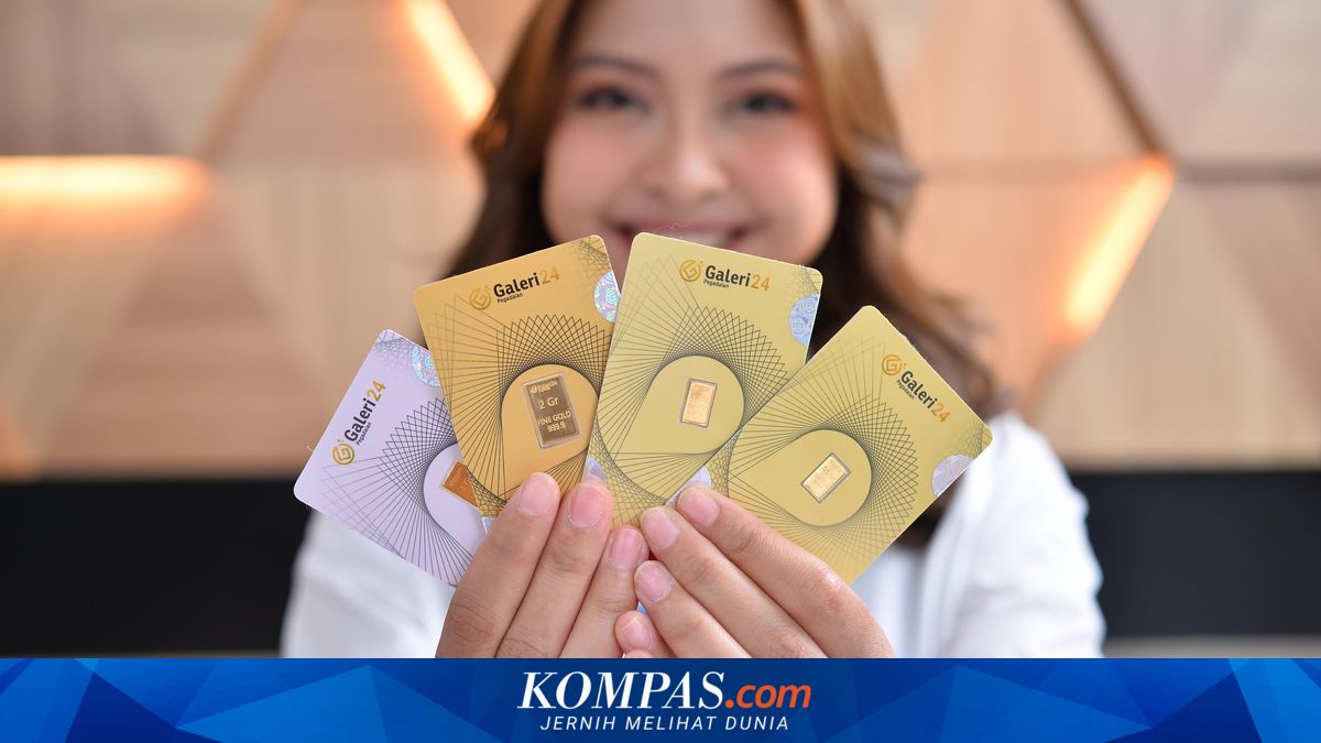 Harga emas hari ini, Jumat (3/4/2026) di Pegadaian terpantau mengalami penurunan untuk produk Galeri 24 dan UBS dibandingkan perdagangan sebelumnya.