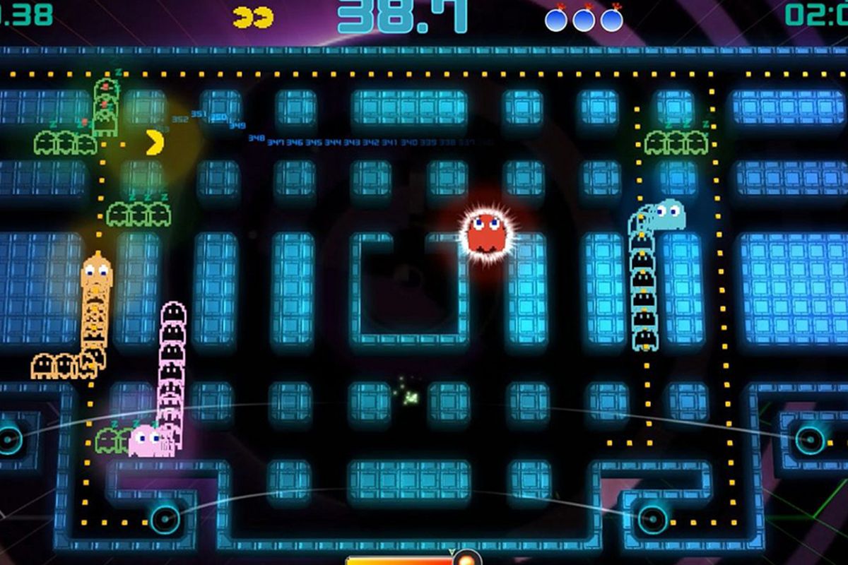 Ilustrasi game Pac-Man Championship Edition 2