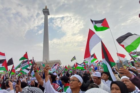 Menggaungkan Kemerdekaan Palestina dalam Aksi Munajat 212 Monas...