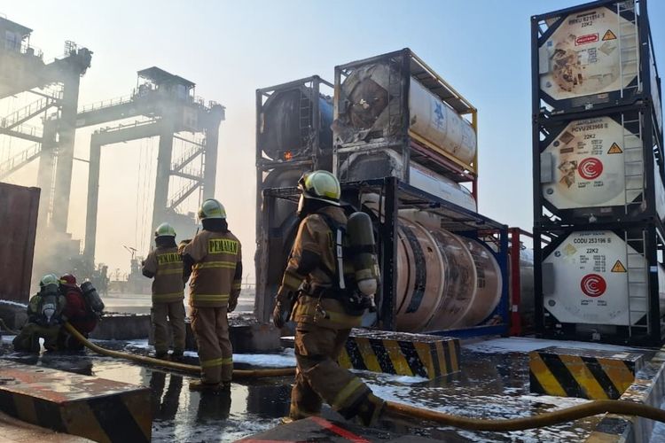 Kebakaran Kontainer di Tanjung Priok, Tak Ada Korban dan Operasional Pulih Bertahap