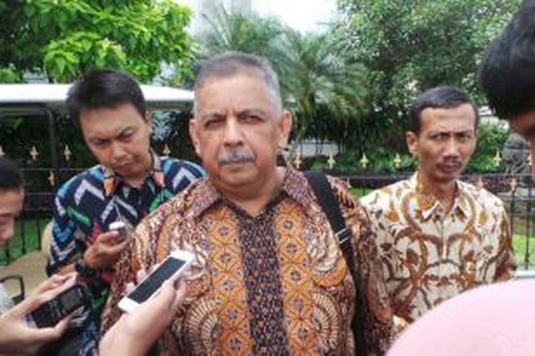 Direktur Utama PLN Sofyan Basir di Istana Kepresidenan Bogor, Jawa Barat, Senin (16/2/2015).