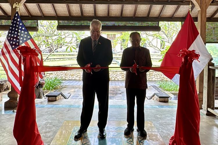Potret peresmian Kantor Konsuler Amerika Serikat di Jimbaran Hub, Bali pada Kamis (26/2/2026).
