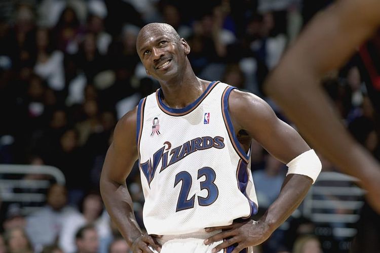 Michael Jordan saat berseragam Washington Wizards