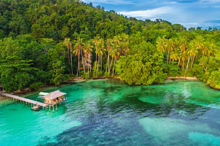 Pulau Waigeo, Wisata Raja Ampat, Papua. 