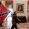 Karena Perbuatan Anaknya, Pria yang Bawa Bendera Konfederasi di Demo Capitol Ditangkap
