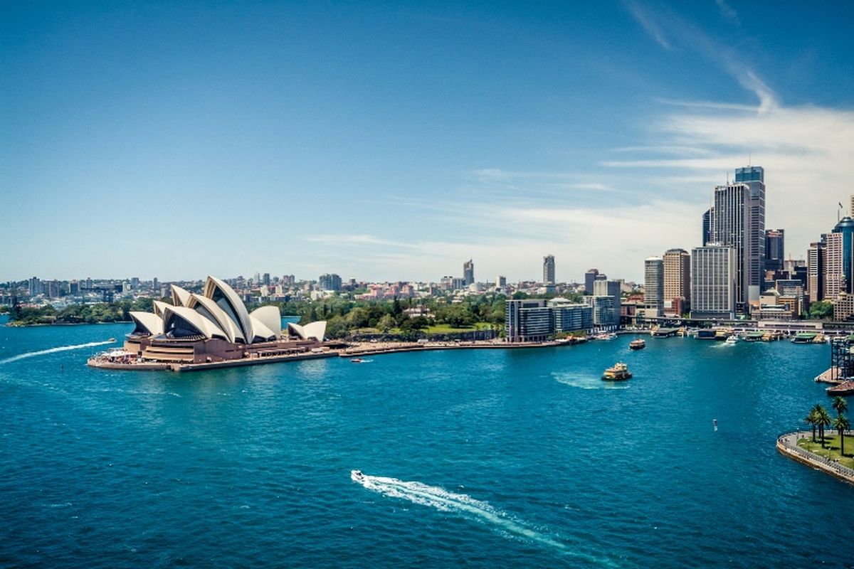 Gedung Opera di Sydney, Australia.