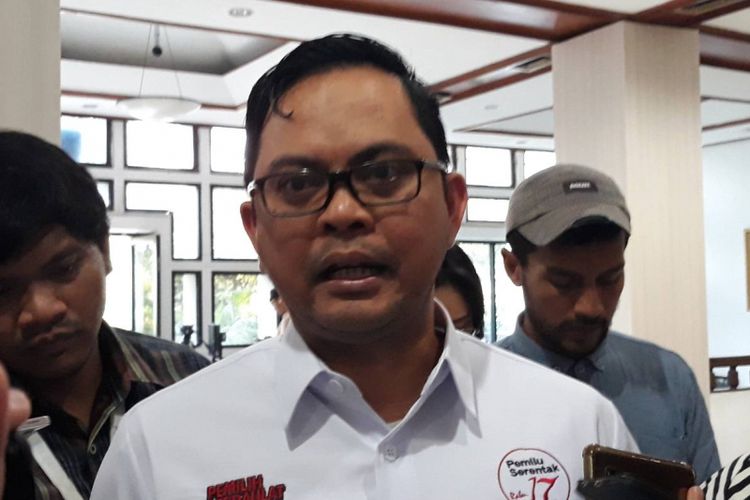 Komisioner KPU Viryan Azis di kantor KPU, Menteng, Jakarta Pusat.