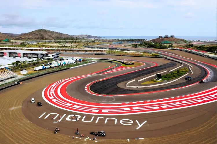 Persiapan Jelang MotoGP 2026, Sirkuit Mandalika Dicat Ulang