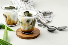 Resep Es Cincau Kopyor Segar, Ide Takjil Simpel 2 Langkah Masak